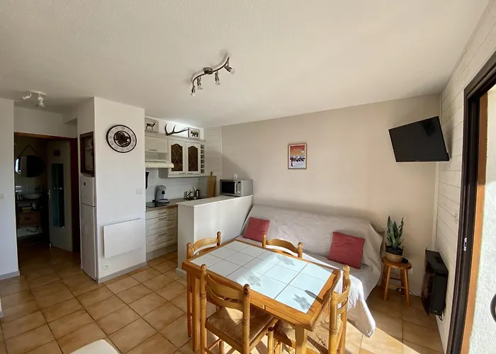 - Cosy T2 - 6 Personnes Avec Parking Et Veranda - Fr-1-758-15 Les Angles (Pyrenees-Orientales)